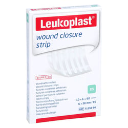 Leukoplast wound closure strip 6x38 mm weiß