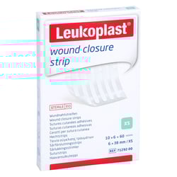 Leukoplast wound closure strip 6x38mm weiß