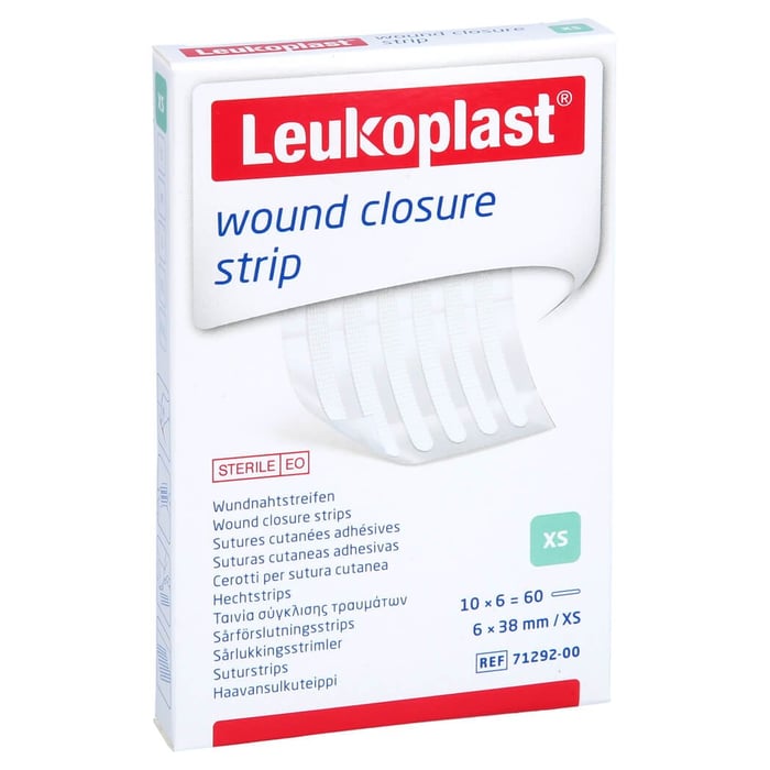 Leukoplast wound closure strip 6x38mm weiß