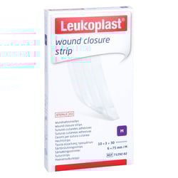 Leukoplast wound closure strip 6x75mm weiß