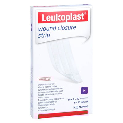 Leukoplast wound closure strip 6x75mm weiß