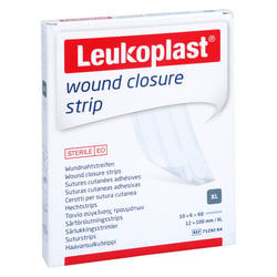 Leukoplast wound closure strip 12x100 mm weiß
