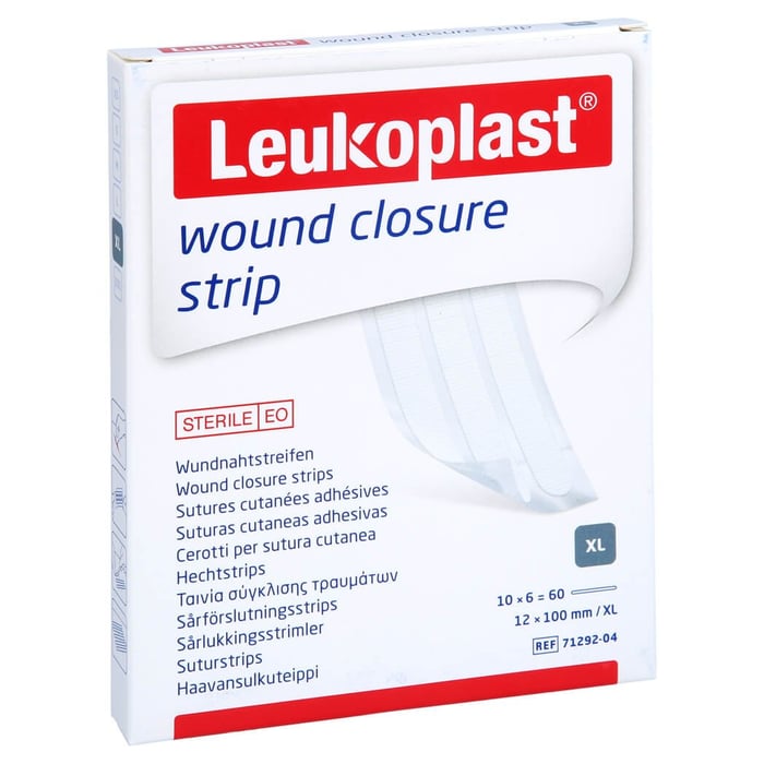 Leukoplast wound closure strip 12x100mm weiß