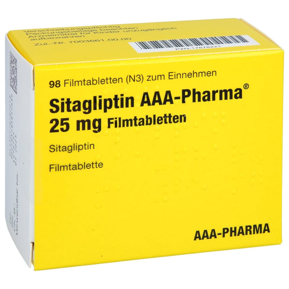 Sitagliptin AAA-Pharma 25 mg