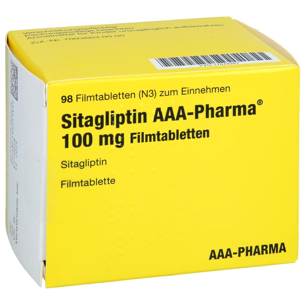 Sitagliptin AAA-Pharma 100 mg