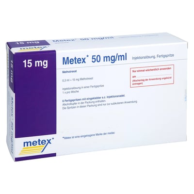 Metex 15 mg (50 mg/ml) Injektionslösung