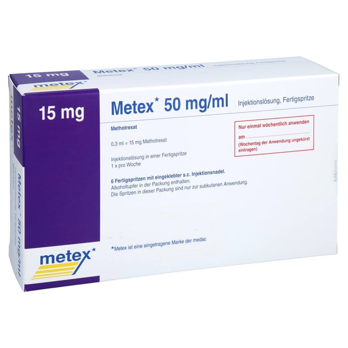 Metex 15mg (50mg/ml) Injektionslösung
