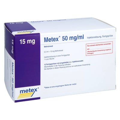 Metex 15 mg (50 mg/ml) Injektionslösung
