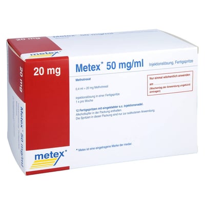 Metex 20 mg (50 mg/ml) Injektionslösung