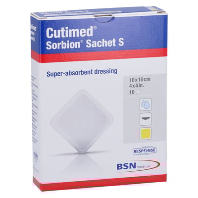 Cutimed Sorbion Sachet S Wundauflage 10x10 cm