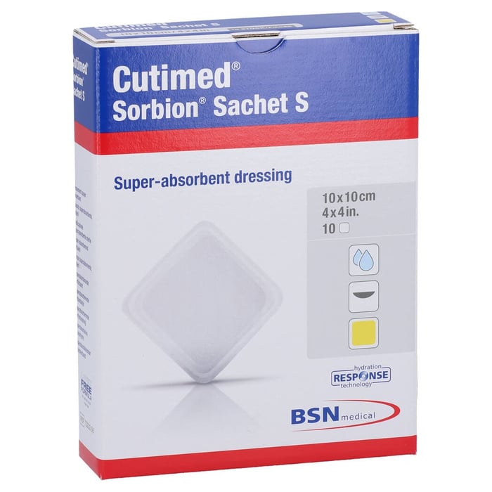 Cutimed Sorbion Sachet S Wundauflage 10x10 cm