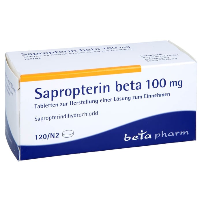 Sapropterin beta 100 mg Tabl. Ein.