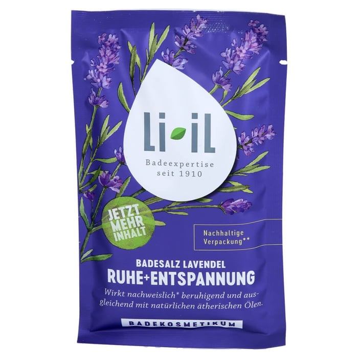 LI-IL Badesalz Lavendel Ruhe+Entspannung