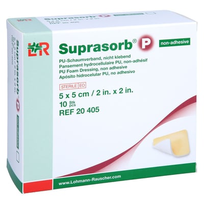 Suprasorb P PU-Schaumv.nicht klebend 5x5 cm EurimPharm