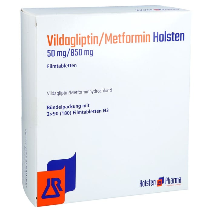 Vildagliptin/Metformin Holsten 50mg/850mg