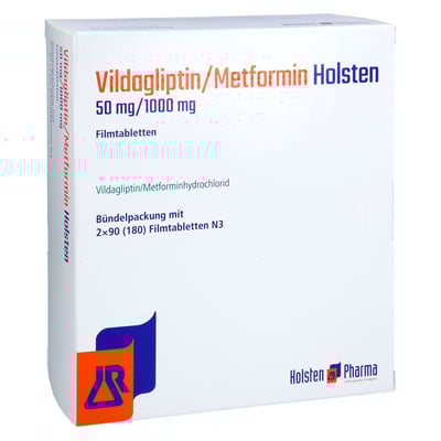 Vildagliptin/Metformin Holsten 50 mg/1000 mg