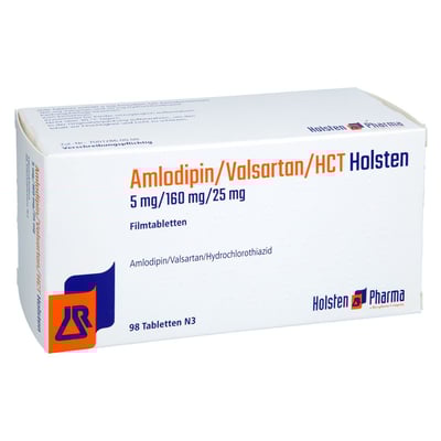 Amlodipin/Valsartan/HCT Holsten 5 mg/160 mg/25 mg