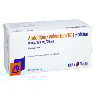 Amlodipin/Valsartan/HCT Holsten 10 mg/160 mg/25 mg