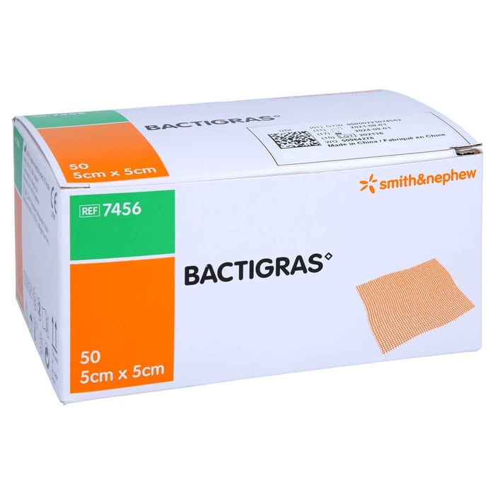 Bactigras Antise Gaze5x5cm