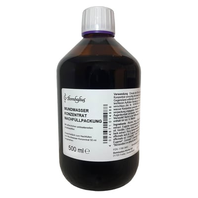Mundwasser Konzentrat