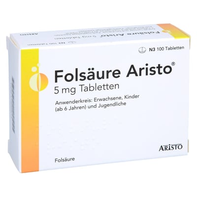 Folsäure Aristo 5 mg