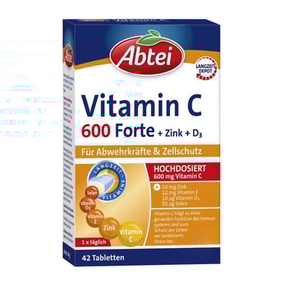 Abtei Vitamin C 600 Forte TF