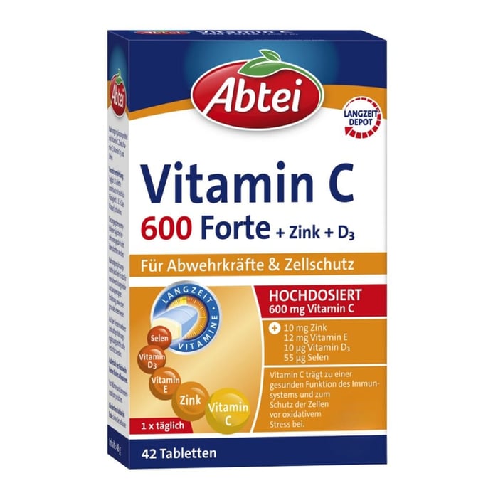 Abtei Vitamin C 600 Forte TF