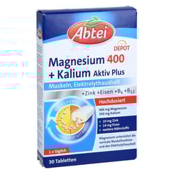 Abtei Magnesium 400+Kalium Tabletten