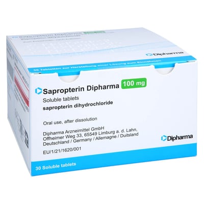 Sapropterin Dipharma 100 mg Tab