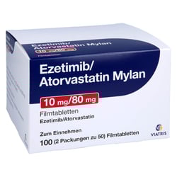 EZETIMIB/Atorvastatin Mylan 10 mg/80 mg Filmtabl.