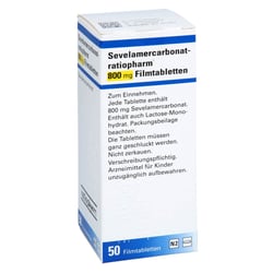 Sevelamercarbonat-ratiopharm 800 mg Filmtabletten