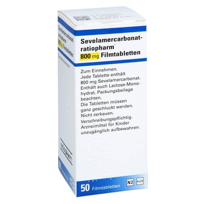 Sevelamercarbonat-ratiopharm 800 mg Filmtabletten