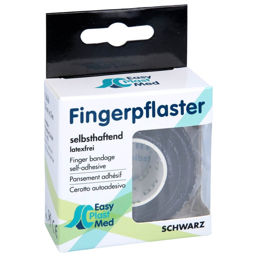 Um Easyplast Fingerpfl.selbsth.2,5cmx5m schwarz