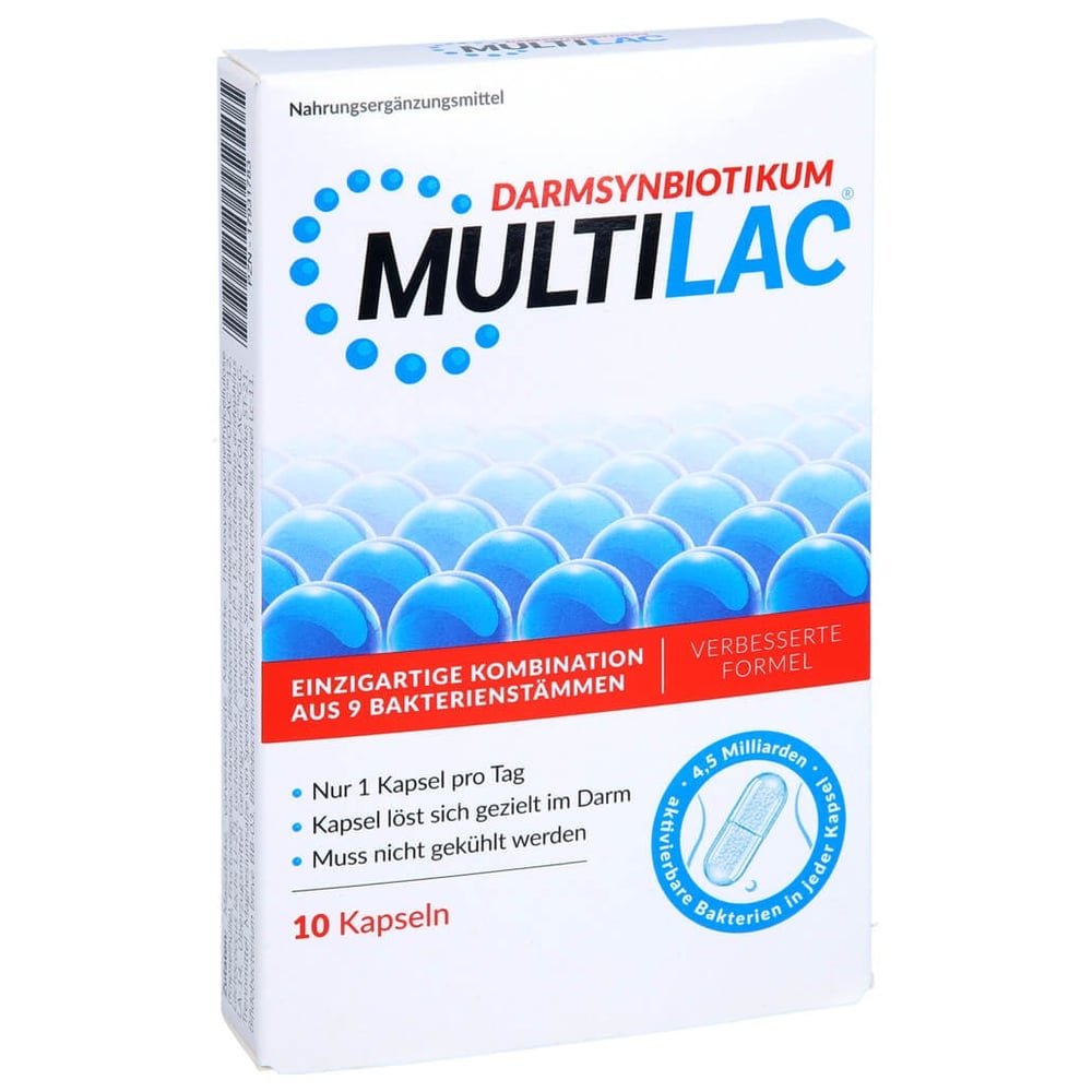 Multilac Darmsynbiotikum magensaftres.Kapseln