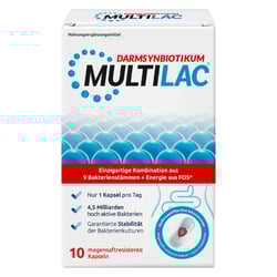 Multilac Darmsynbiotikum magensaftres.Kapseln
