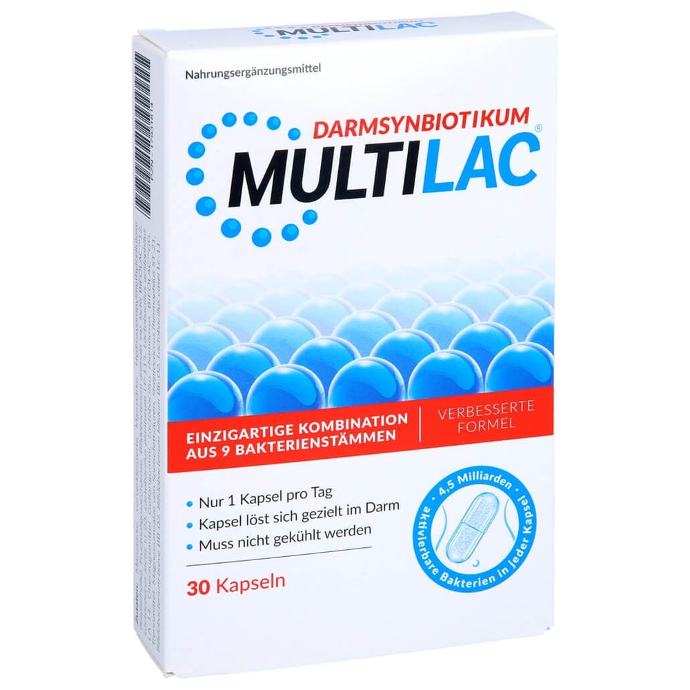 Multilac Darmsynbiotikum magensaftres.Kapseln