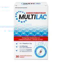 Multilac Darmsynbiotikum magensaftres.Kapseln