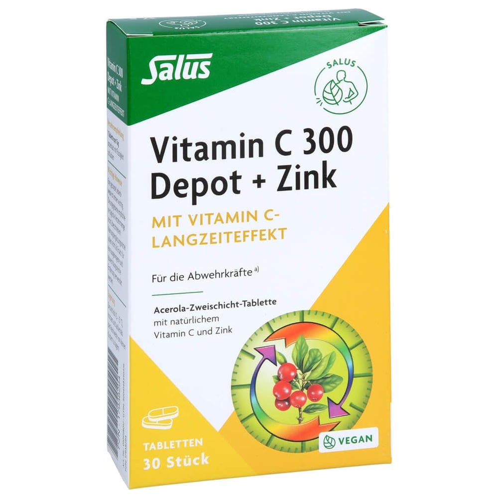 Vitamin C 300 Depot + Zink Salus