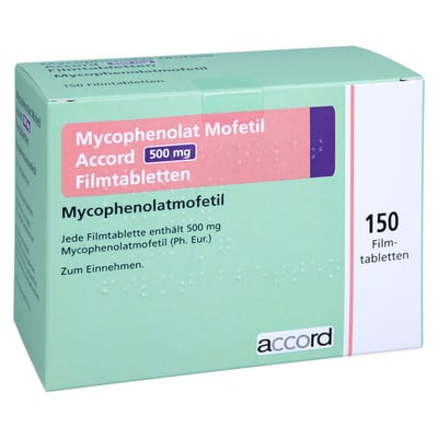 MYCOPHENOLAT MOFETIL Accord 500 mg Filmtabletten