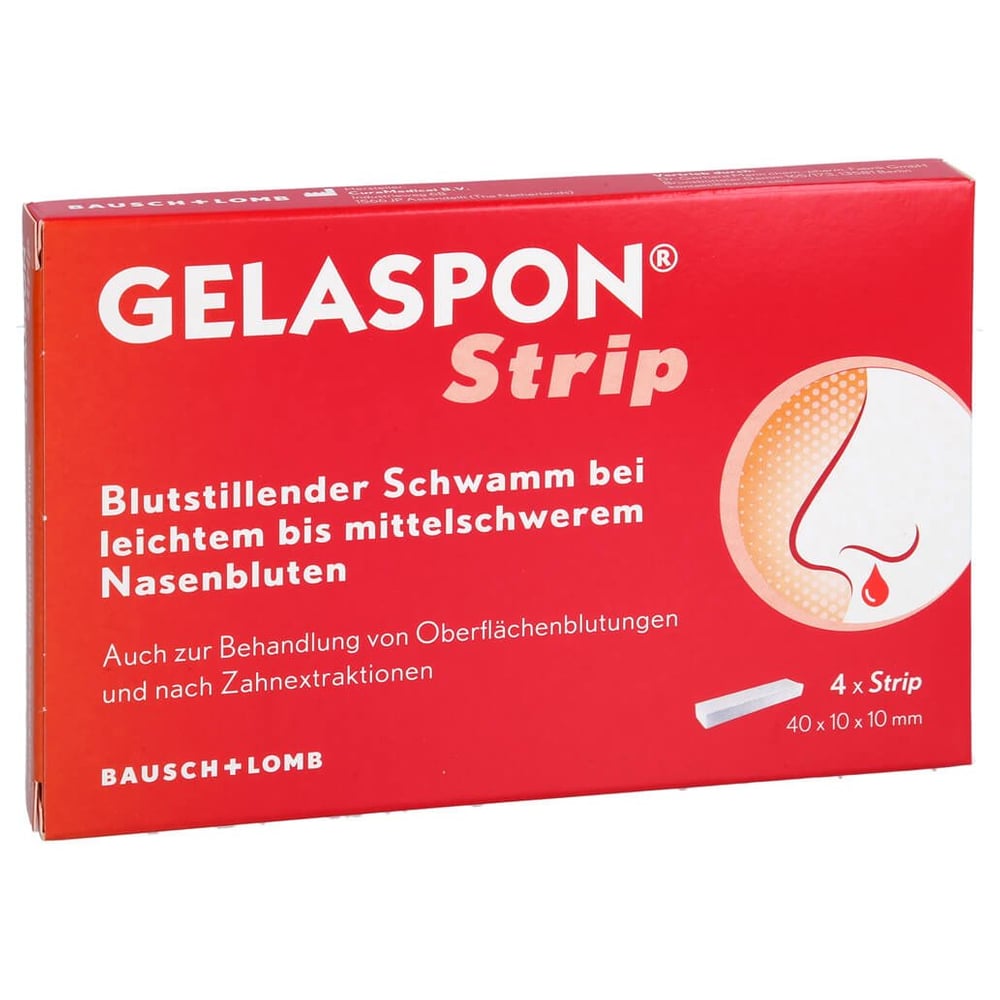 Gelaspon Strip 40x10x10 mm Gelatineschwamm