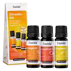 Zitrusöle Set Orangenöl Zitronenöl & Grapefruit Öl