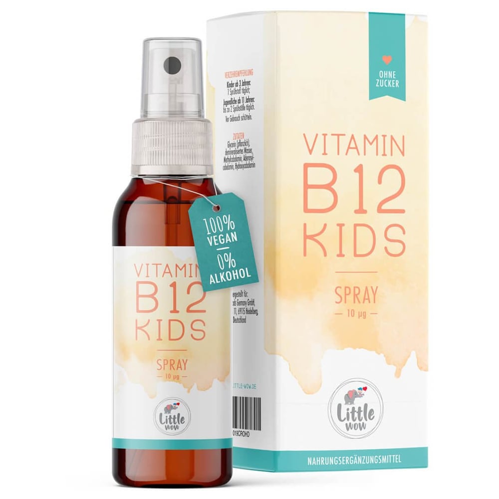 Little Wow Vitamin B12 Kids Mundspray Kinder vegan