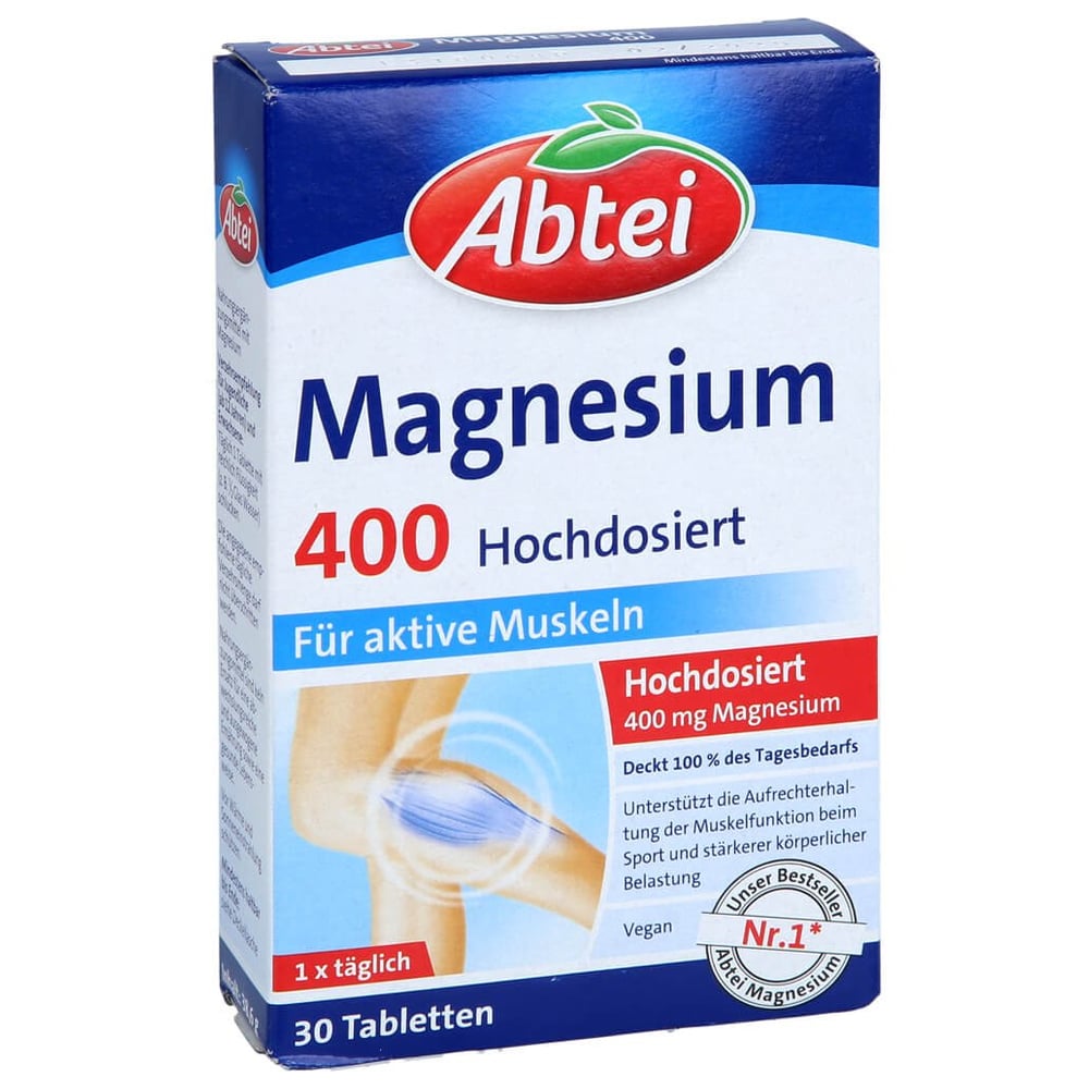 Abtei Magnesium 400 hochdosiert Tabletten