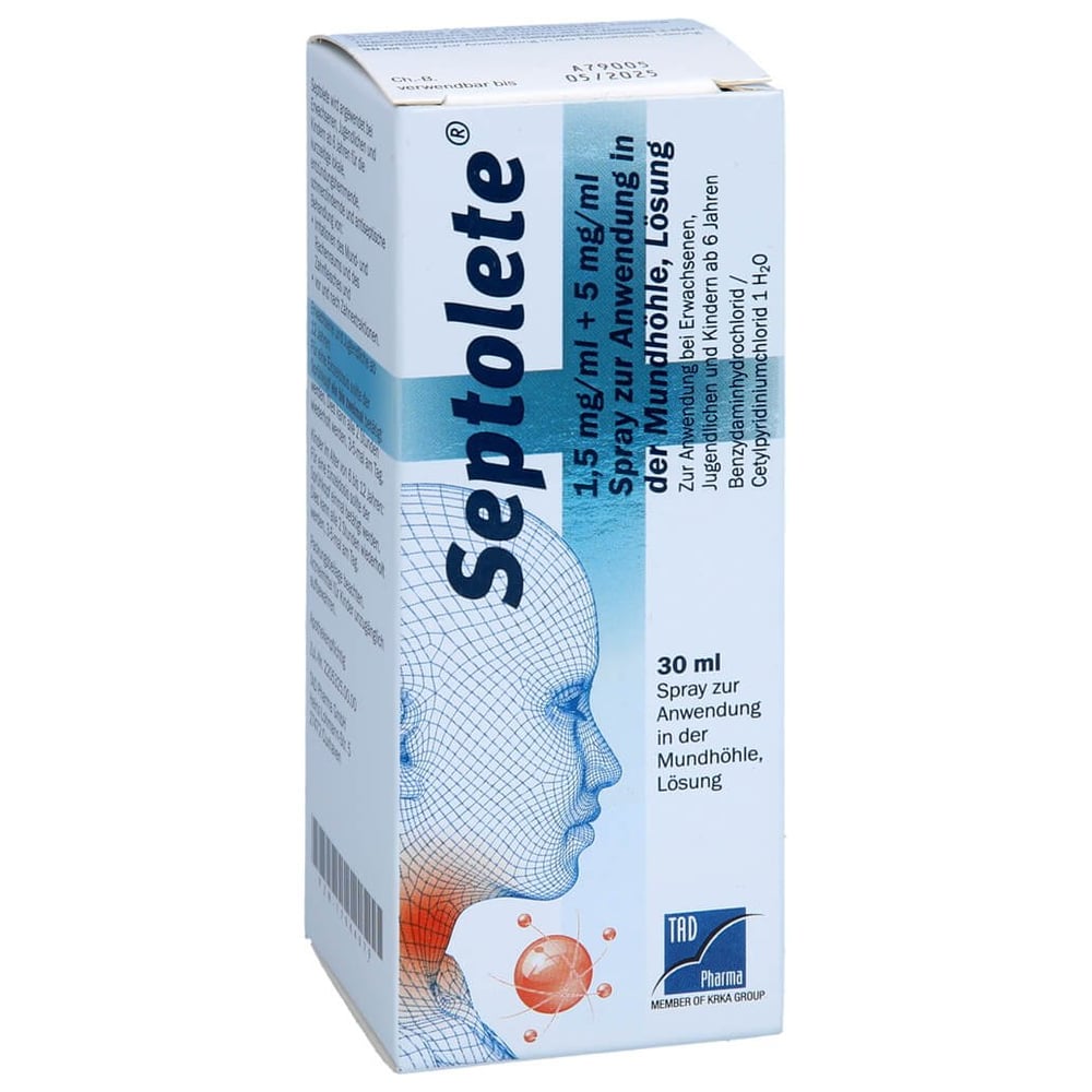 Septolete 1,5 mg/ml + 5 mg/ml zur Anwendung in der Mundhöhle