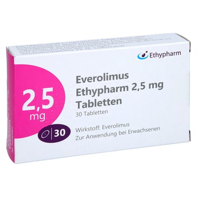Everolimus Ethypharm 2.5 mg Tabletten