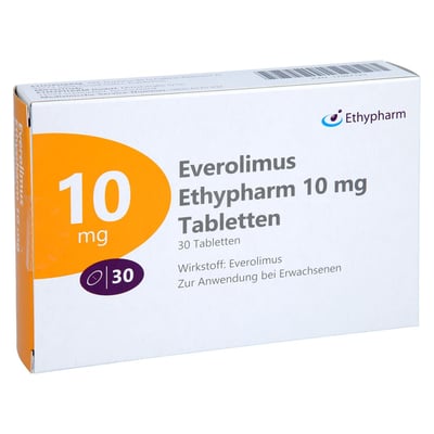 Everolimus Ethypharm 10 mg Tabletten