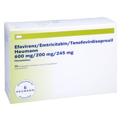 Efavirenz/Emtricitabin/Tenofovirdisoproxil Heumann 600 mg/200 mg/245 mg