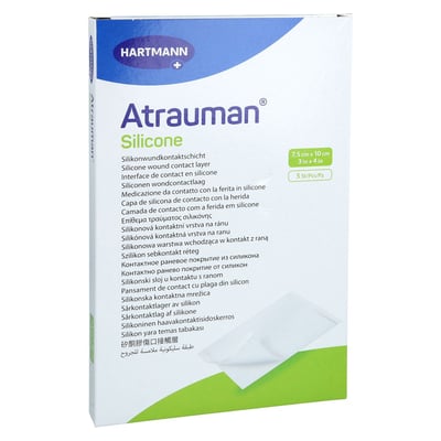 Atrauman Silicone steril 7.5x10 cm Kompressen