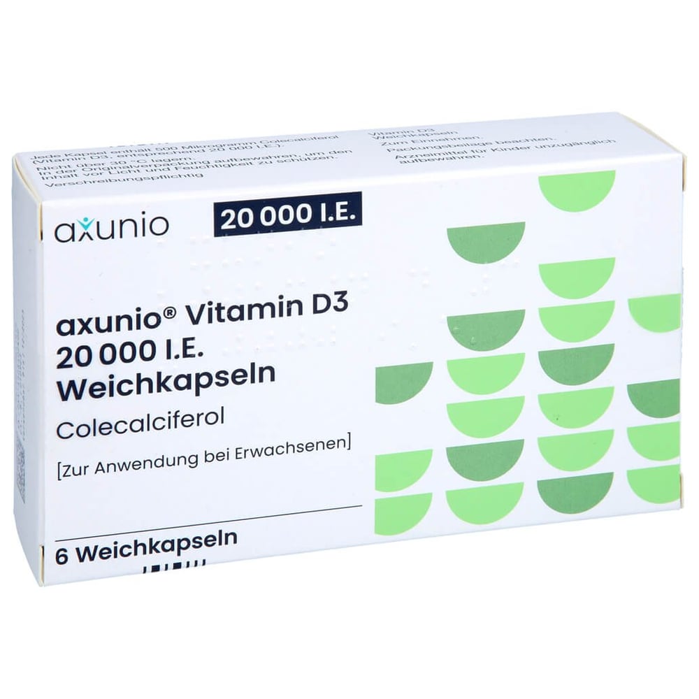 axunio Vitamin D3 20000 I.E.