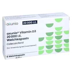 axunio Vitamin D3 20000 I.E.